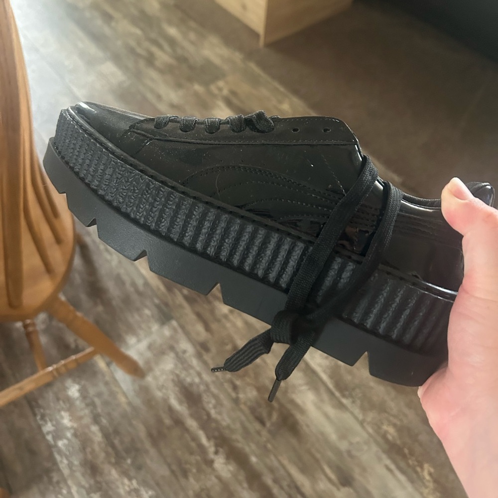 Fenty Puma Pointy Patent Platform Creepers - Picture 10 of 10